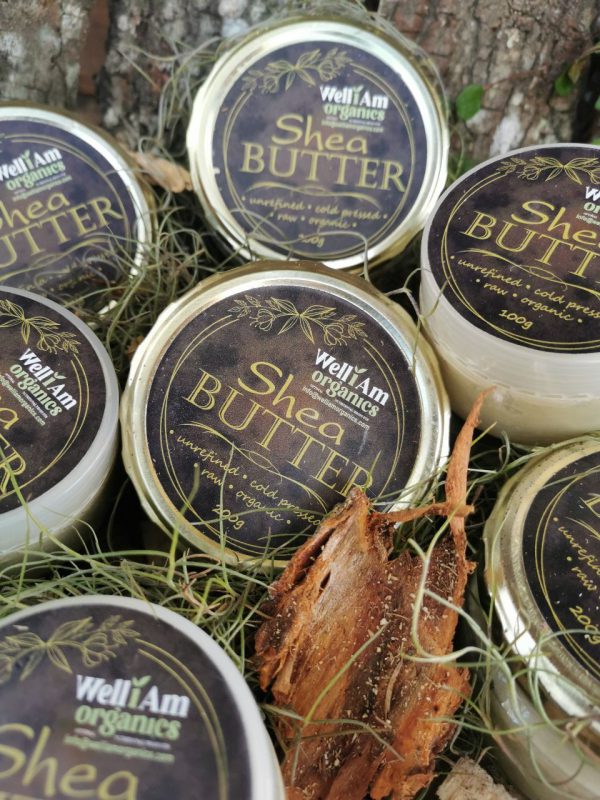 Shea Butter 200g Glass Bottle
